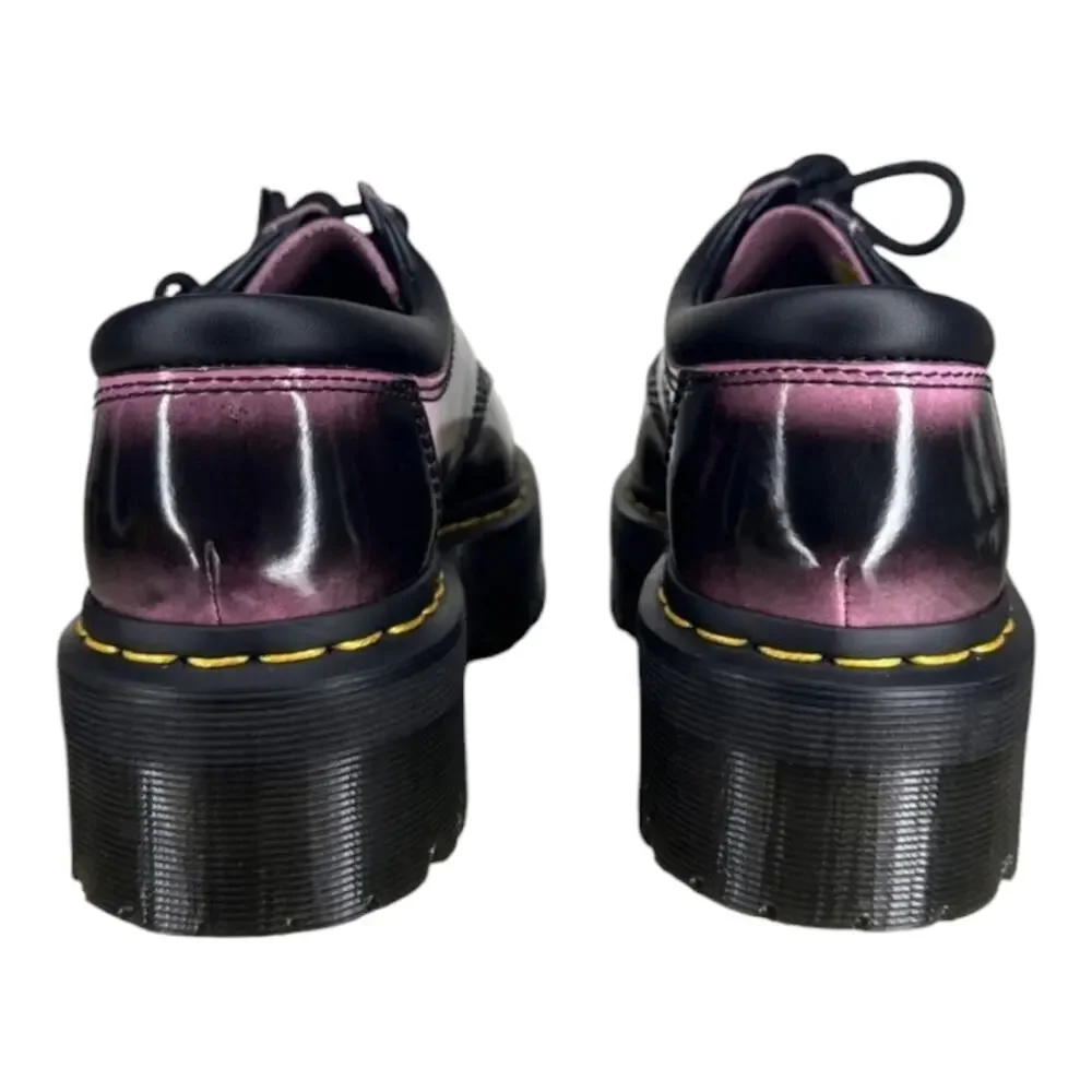 Dr. Martens Purple Black Leather Patent Lug Sole Platform Men's‎ Shoes Size 11